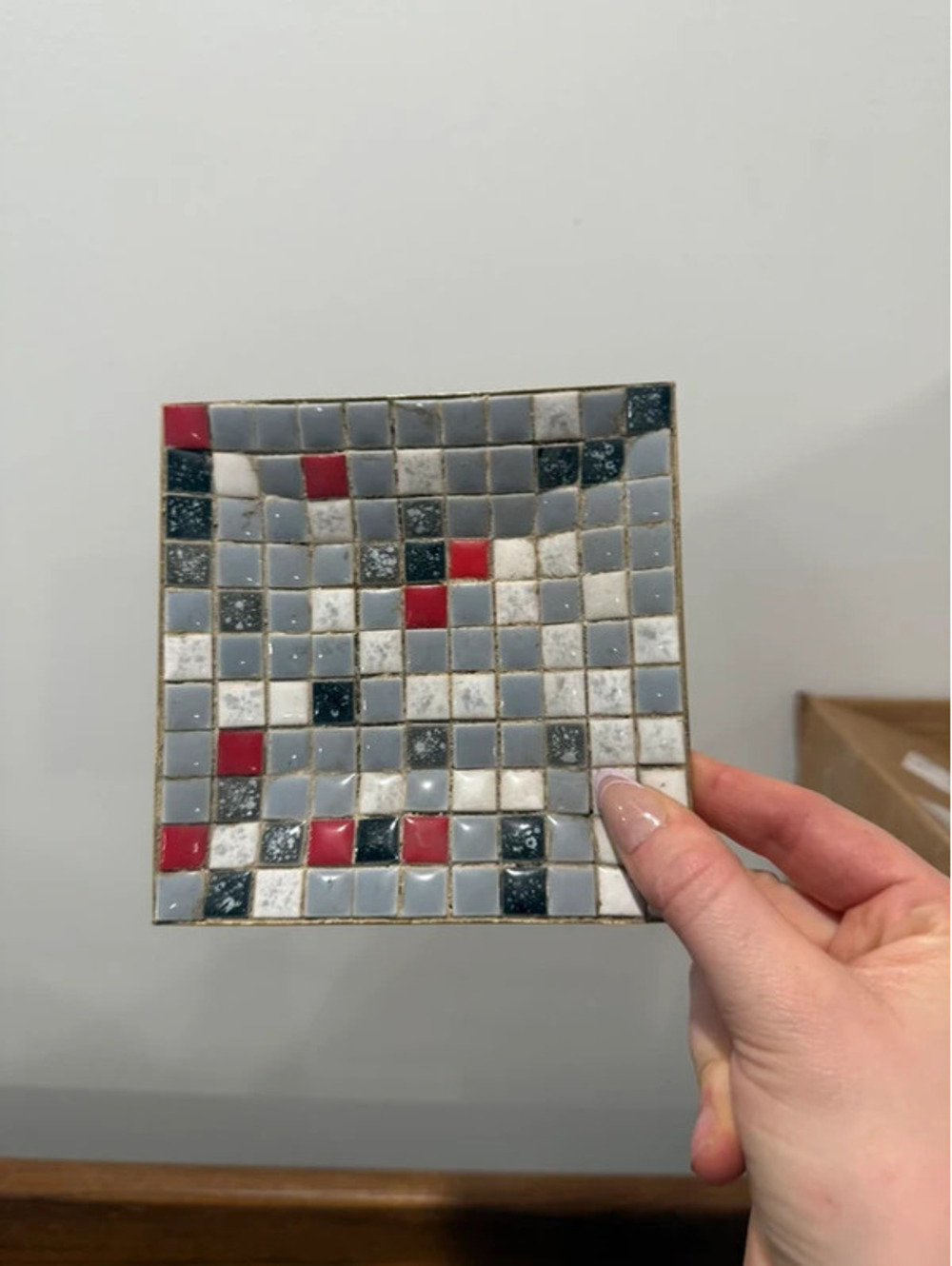 Vintage MCM Mosaic Tile Catch-All Dish